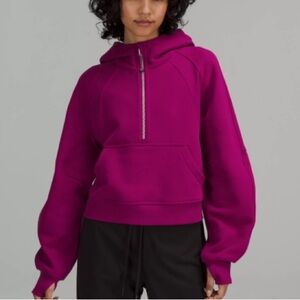 LULULEMON Scuba Oversized Half-Zip Hoodie - Magenta Purple, Size XS/S